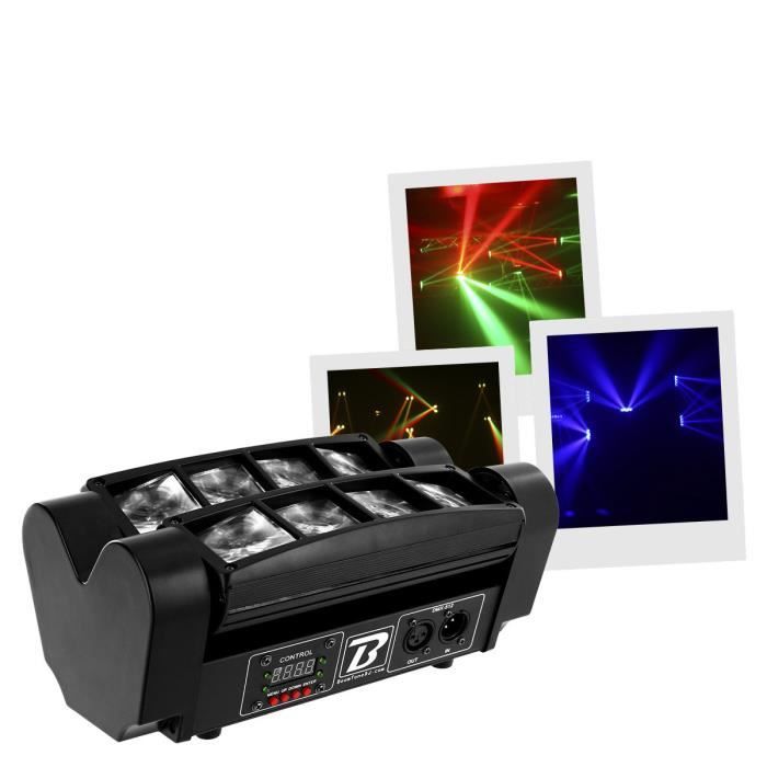 BoomToneDJ LUDIPOCKET Jeux de lumières Disco pour soirée Effet Beam