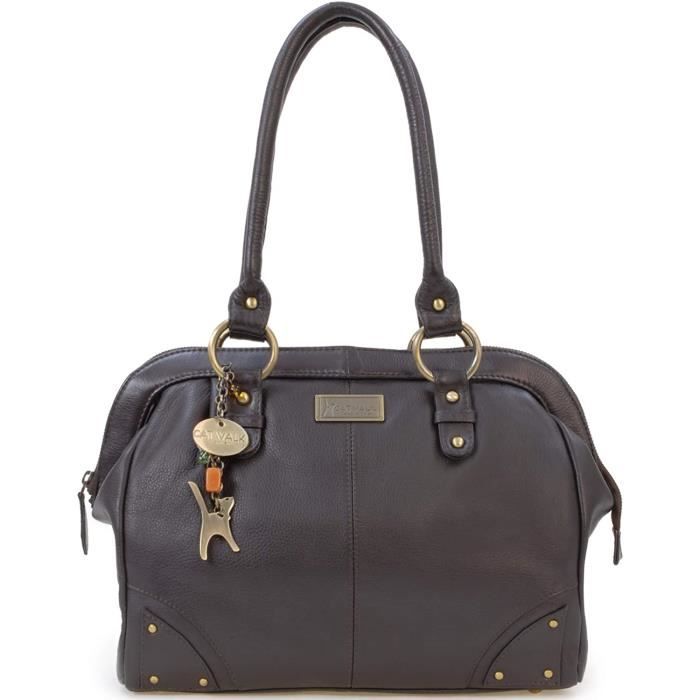 catwalk collection handbags - cuir veritable - grand sac a main/sac porte epaule/cabas - femme - doctor