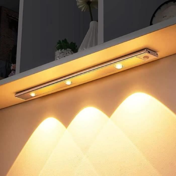 ECLAIRAGE DE MEUBLE Lampe de placard WHDPETS 40CM Lampe Détecteur de  Mouvement LED Lampe Sans Fil d'Armoire Magnétique Rechargeable - Cdiscount  Maison