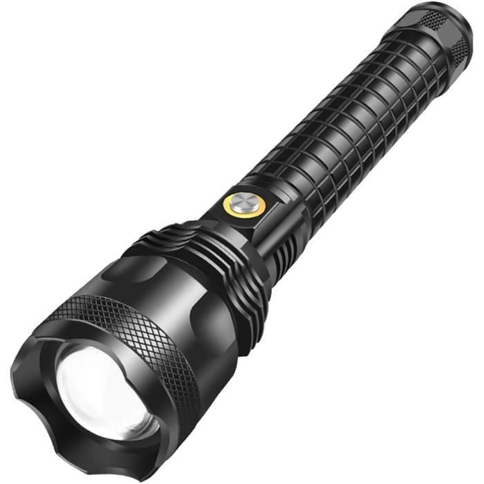 Torche Lampe De Poche,2000 Lumens LED USB Rechargeable Puissante Lampe Cob Portable Zoomable Torche Pour Auto Garage Atelier 99072212