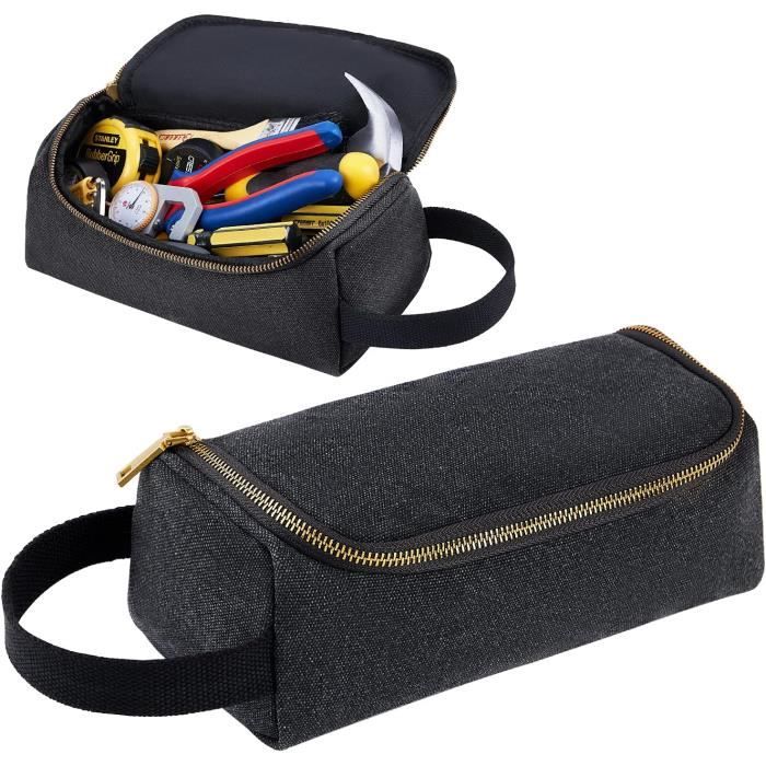 Sac à outils en toile Oxford avec fermeture éclair... - Grandado