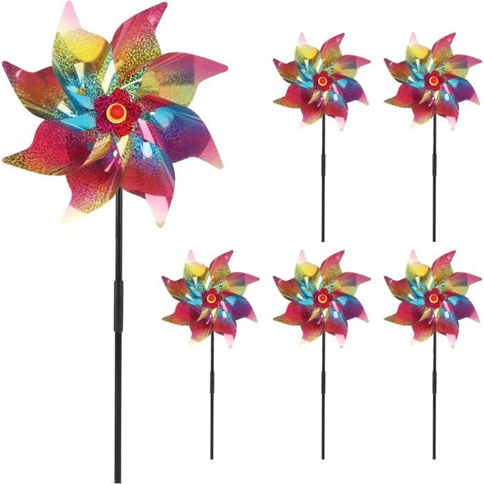 Répulsif Oiseaux,Épouvantail à Oiseaux,Moulin à Vent Réfléchissant Anti- Oiseaux,Barre De Effaroucheur D'oiseaux,pour Balcon,Pigeons - Jardin