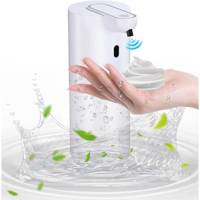 Distributeur De Savon Automatique, 400ml Distributeur Savon Automatique Mural Avec Usb Rechargeable Ipx5 Etanche Sans Contact Distributeur Savon 95868892