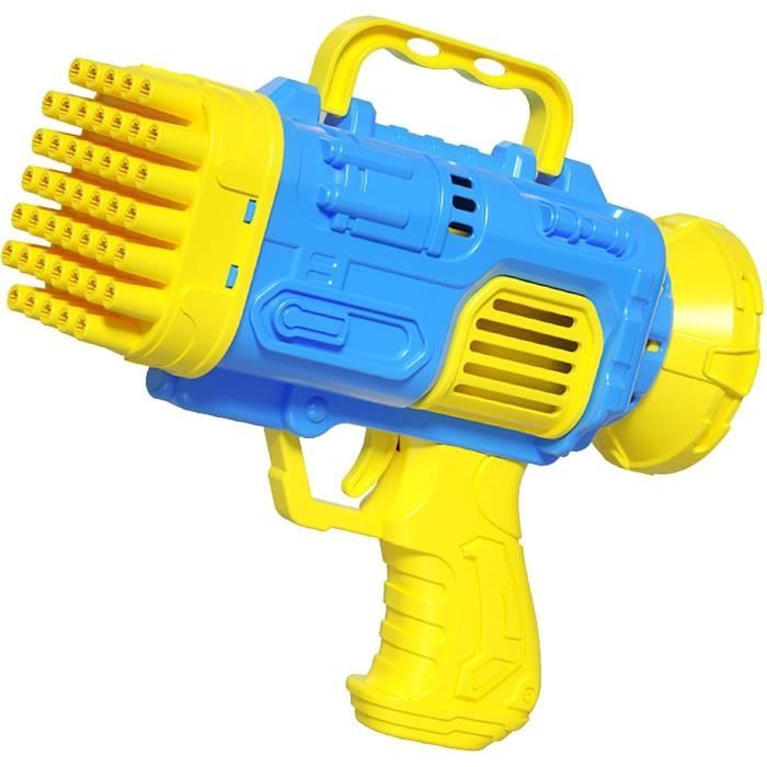 Bulles Pistolet Machine À Fabriquer Des Bulles Avec 32 Trous Et Lumière Été Intérieur Extérieur