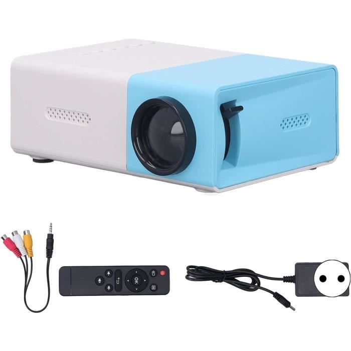 Mini Vidéoprojecteur Portable Hztyyier 1920x1080 – LED TFT LCD, Haut-Parleur Intégré, USB, Télécommande – Projections 15 à 100 Pouces Pour Maison & Camping