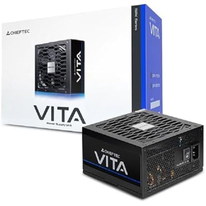 Chieftec Vita Netzteil 80+ PC /Server Netzteil 14 17 min unité d'alimentation d'énergie 20+4 pin ATX PS2 - vue 2