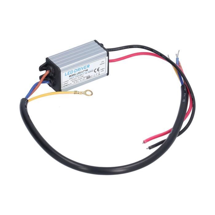 Transformateur LED GU5.3 MR11 - Alimentation Basse Tension, IP65, Pour Spots G4/MR16, Bande LED - 3-12V, 300mA