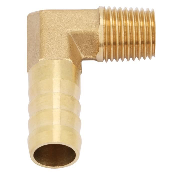 10 Raccords En Laiton 1/4 Pouce – Épissures Barbelées Pour Tuyaux Souples ID 1/4