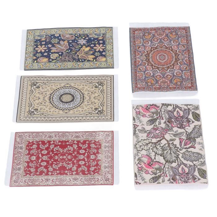 1: 12 Tapis Rond De Maison De Poupée 1: 12 Dollhouse Round Carpet 6.2in