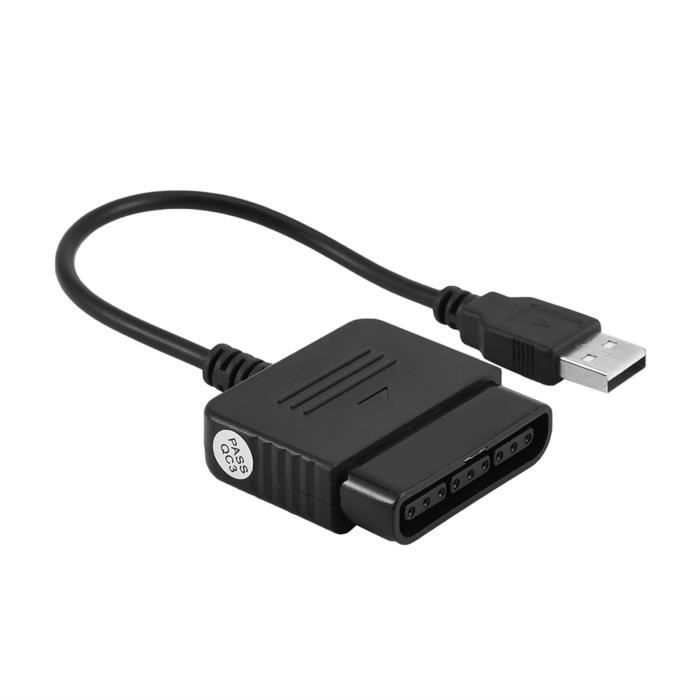 2 PS2 Controller To USB Adapter Converter pour PS2 / PS3 / Windows PC Cdiscount