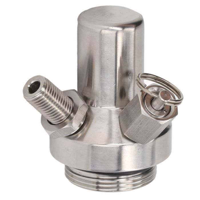Adaptateur Nettoyage Fût Bière Acier Inox - Anti-fuite Et Portable - Pour Bar Ou Maison