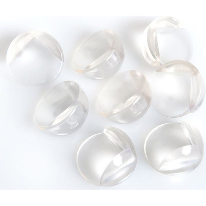 Lot De 30 Protège-coins De Table Transparents Pour Bébé - En PVC Souple Et Non Toxique - Faciles à Coller - Sécurité Enfants - 12