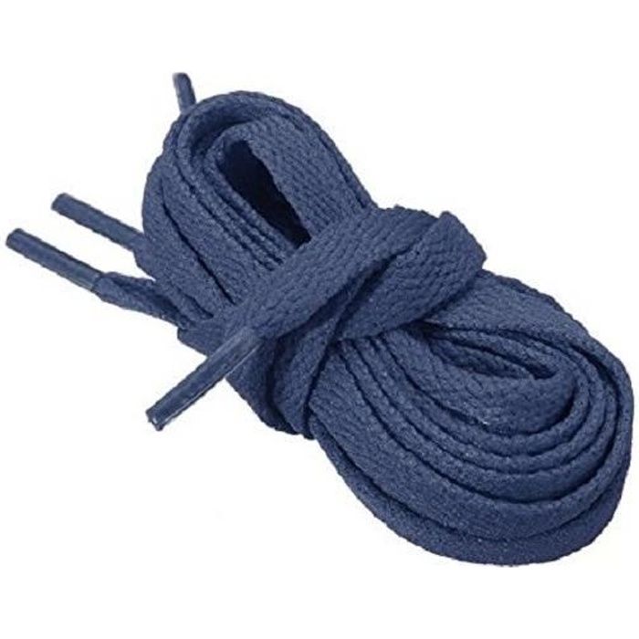 Lacet bleu marine plat discount