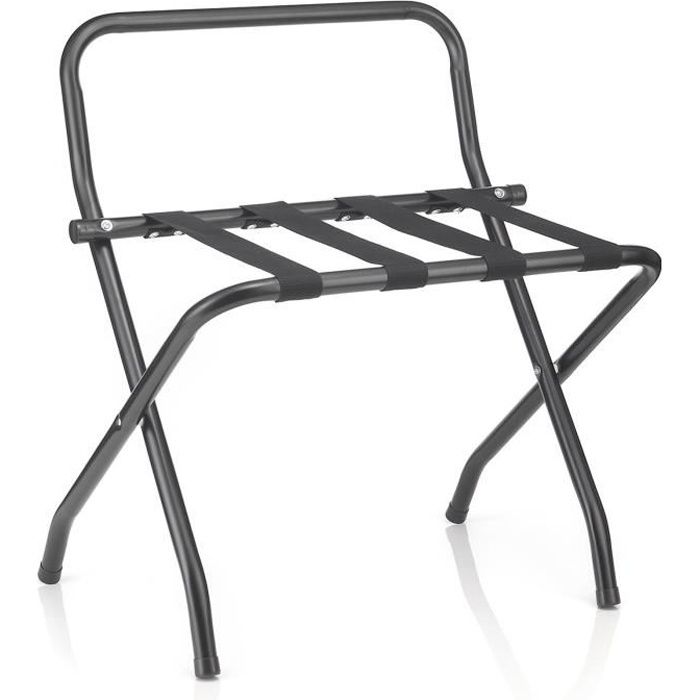 Porte Bagages Suite En Metal Noir Accessoire De Chambre Hotel