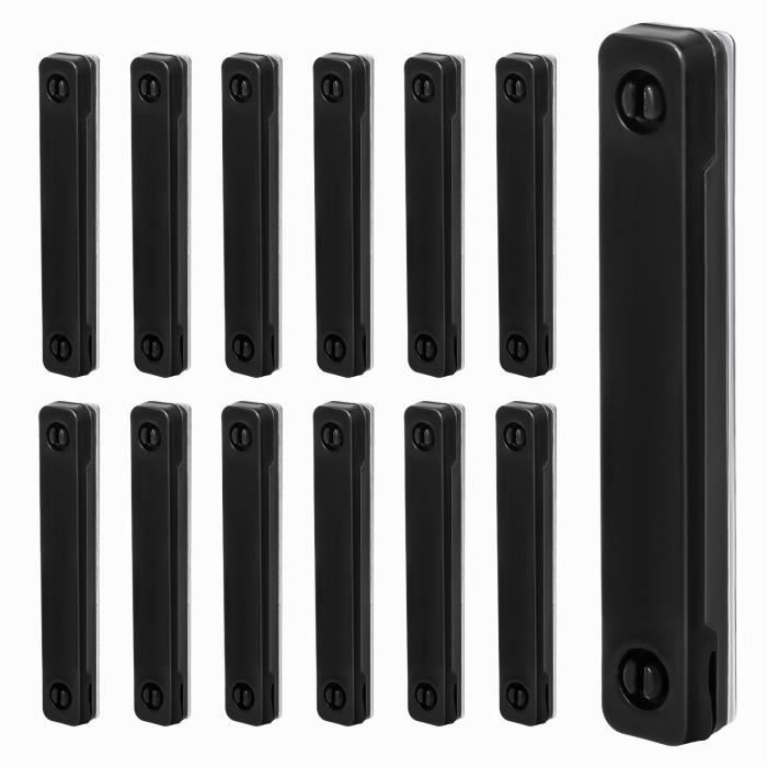 SULIUDAJI 16 Pièces Aimant pour Rideaux, Argent Pince à Rideaux, Amovible Poids Magnétiques pour Rideaux, pour Chambre, Salon, Salle à Manger, Salle de Bain, Cuisine, Bureau