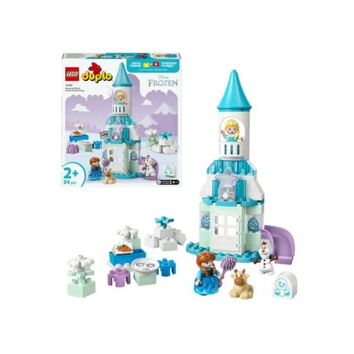 LEGO DUPLO │ Disney 10455 La Fête d’Anna et Elsa au Château de Glace - Jeu Créatif 2 ans