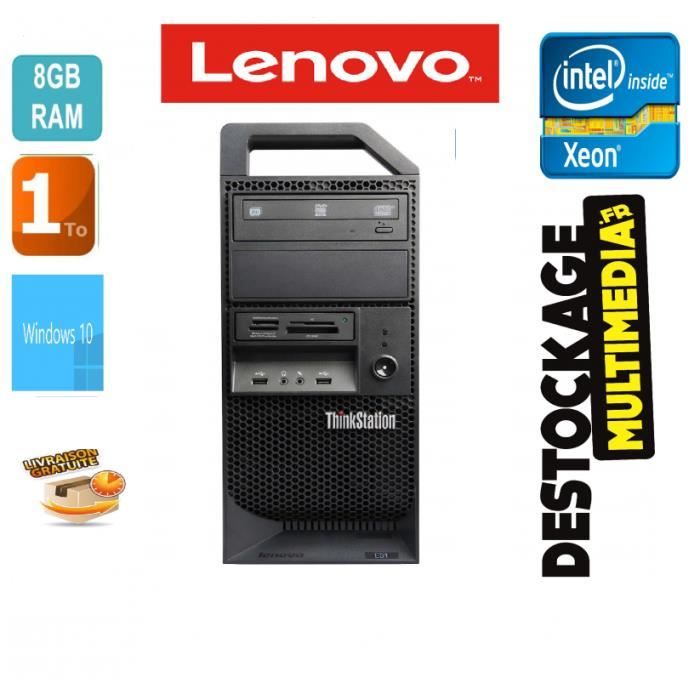 Lenovo Thinkstation E31 Xeon E3 1225 V2 3 2ghz 8 Gb 1 To Nvidia Quadro 410 Windows 10 Prix Pas Cher Cdiscount