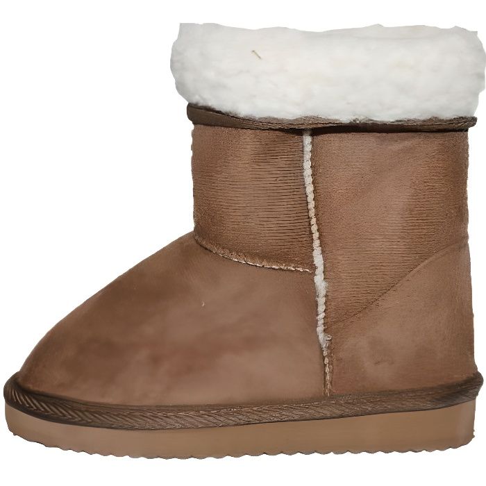 Bottes Esquimaux Fourr es Marque Marron Fille Enfant