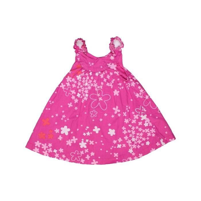 robe rose vertbaudet