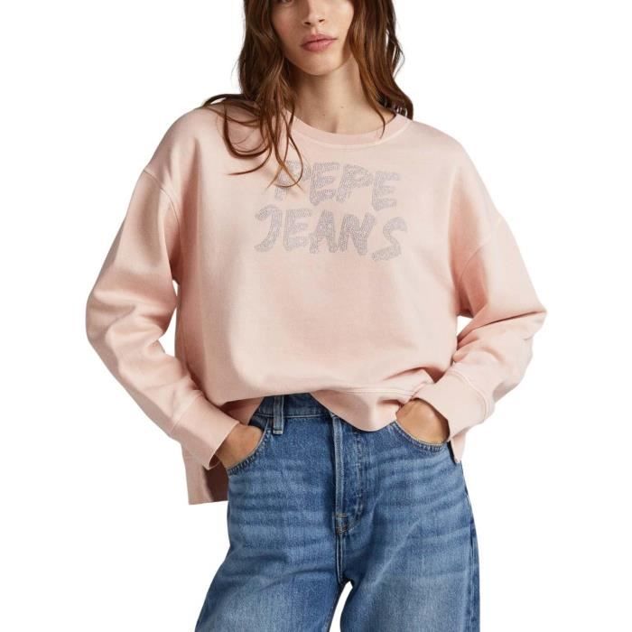 Sweat Pepe Jeans Bailey Rosa pour Femme Rose Cdiscount Pr t Porter