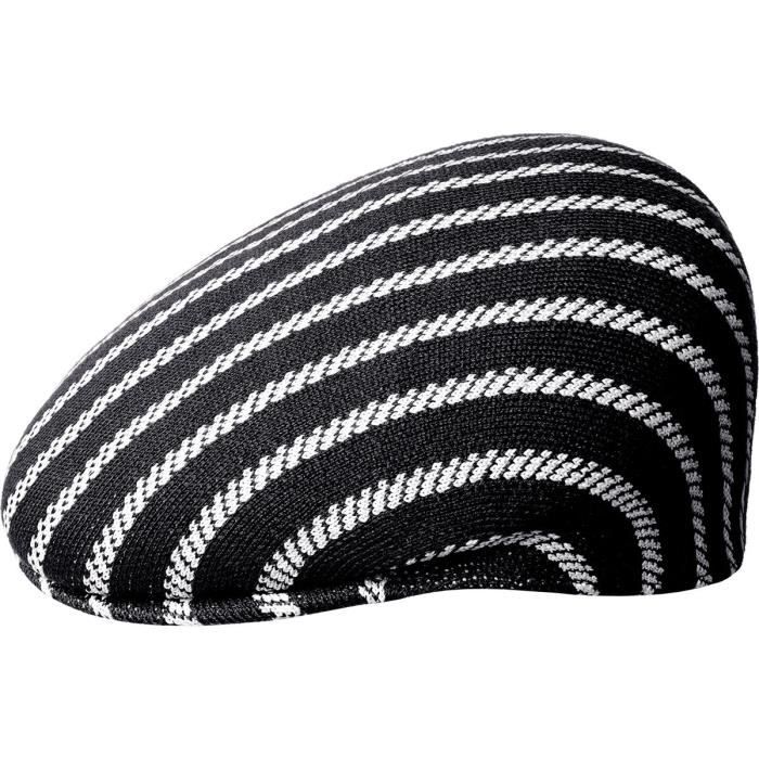 Béret Kangol Twist Stripe 504 - black/white - S