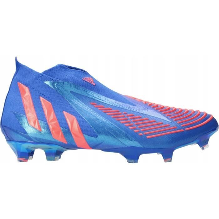 Chaussure de foot adidas bleu et jaune sale