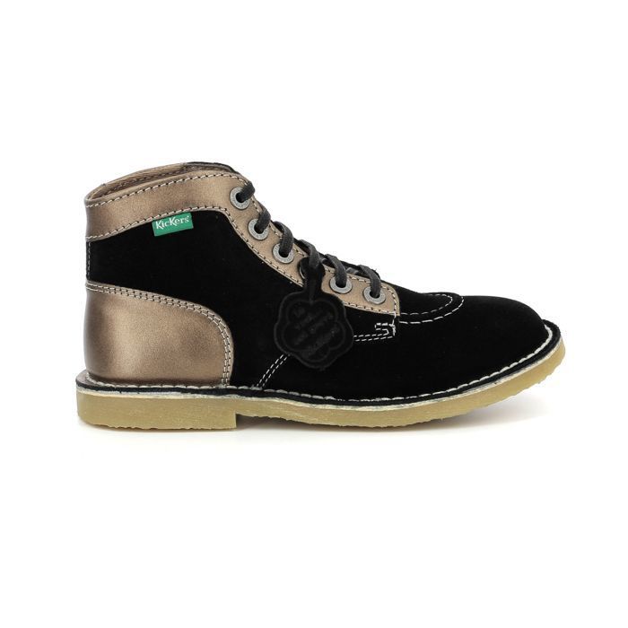 Bottillons store noirs femme