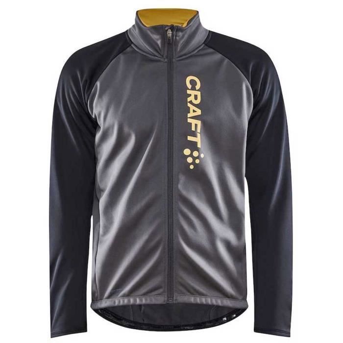 Veste de vélo Craft Homme Core Bike Subz - Granite / black - Coupe-vent et imperméable - Manches longues Veste de vélo Craft Homme Core Bike Subz - Granite / black - Coupe-vent et imperméable - Manches longues