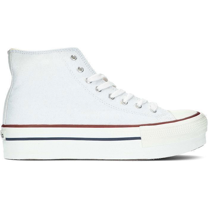 Victoria Basket Montante Femme - VICTORIA - 88818 - Lacets - Blanc - Confort exceptionnel