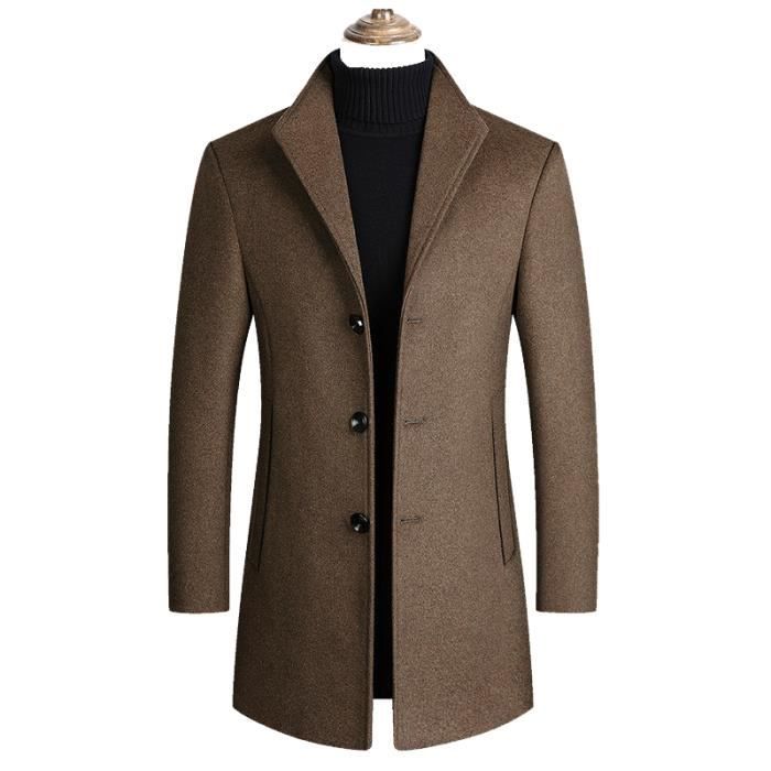 Caban kaki homme online