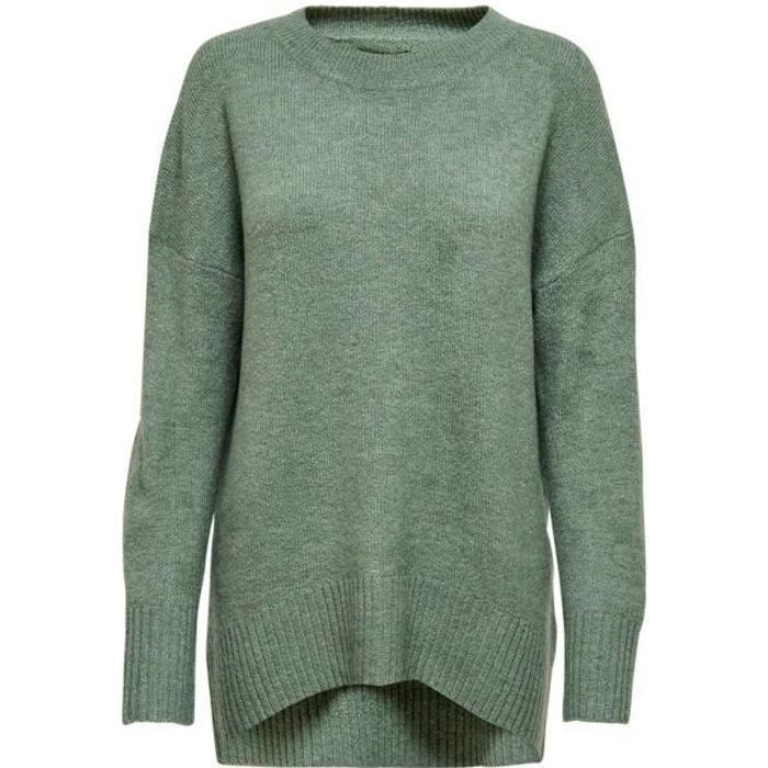 Robe pull femme Only Nanjing manches longues balsam green XXL