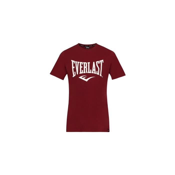 T-shirt manches courtes Everlast russel - rouge bordeaux