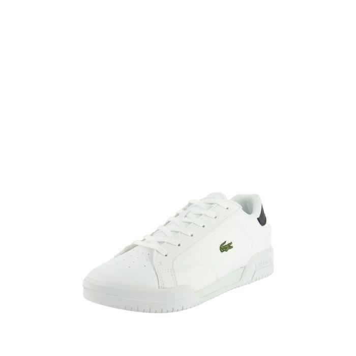 chaussures lacoste blanches