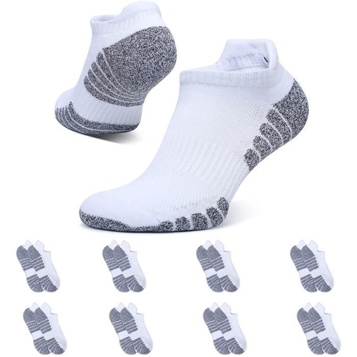 8 Paires Chaussettes Sport YouShow - Coton Respirant - Taille 35-50 - Pour Running, Fitness, Basket - Couleurs Assorties