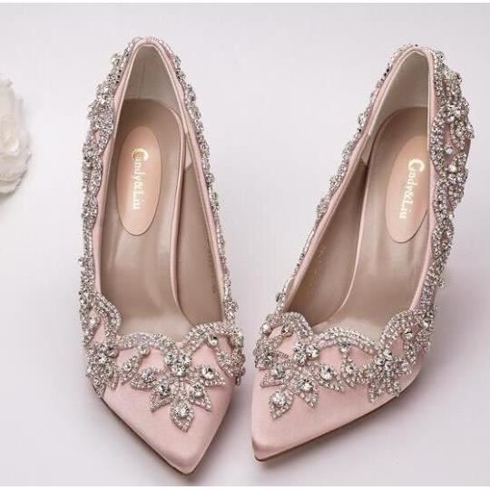 Escarpin talon deals carré mariage