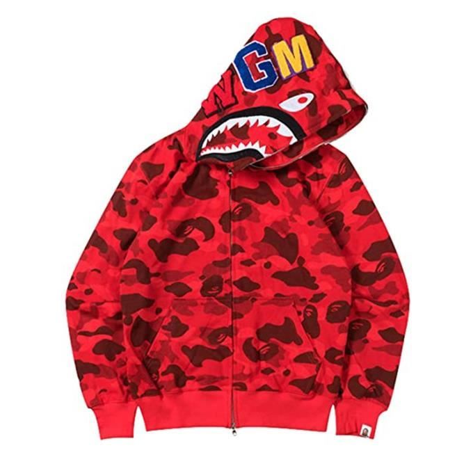 Mens bape shark hoodie shop