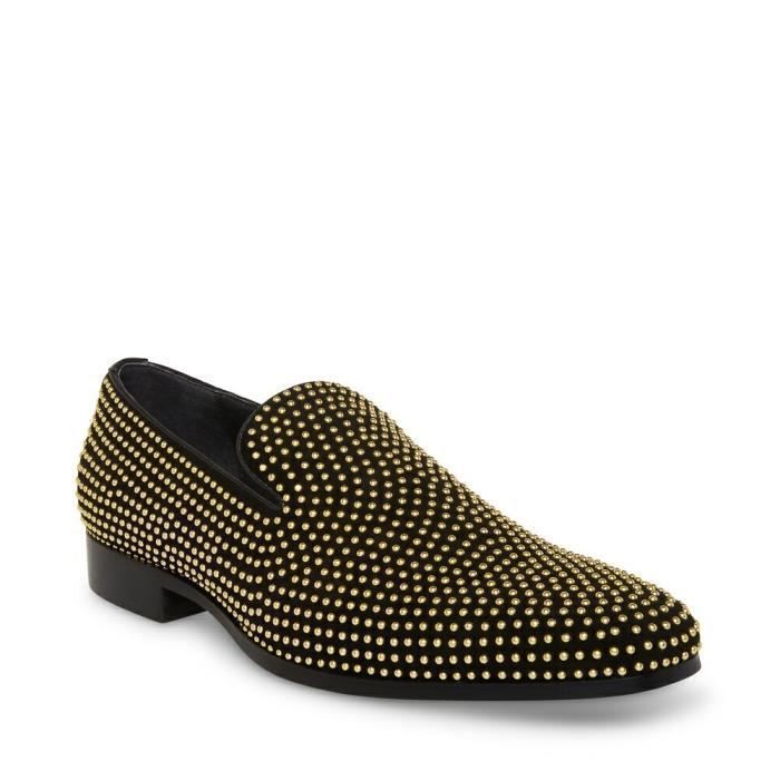Mocassins Homme Steve Madden Parigi Noir Daim Nubuck Pointure 40 Black gold Cdiscount Chaussures