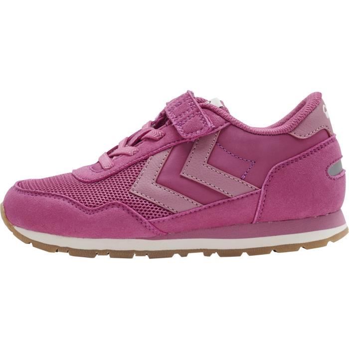 Baskets fille Hummel Reflex rose Enfant Synthetique Lacets Plat