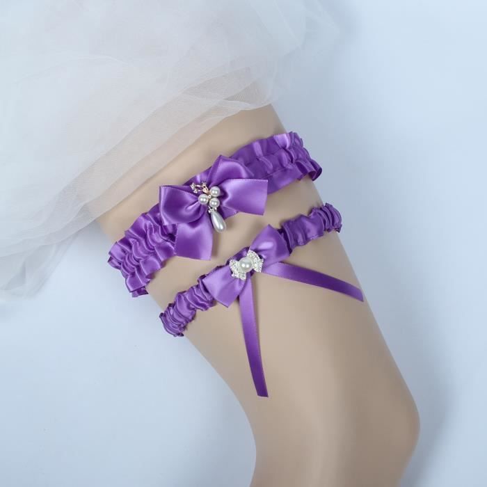 Ensporte Porte-jarretelles Dentelle Sexy Femme Avec String - Grande Taille