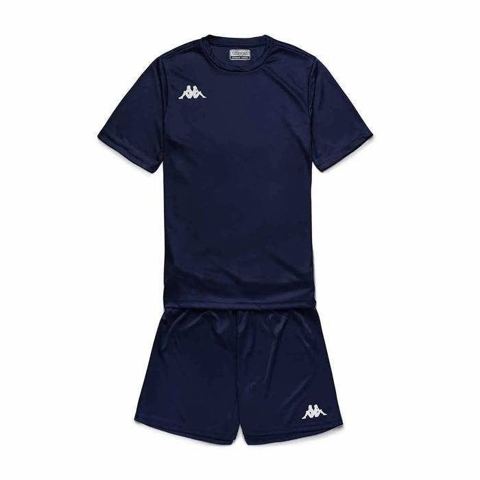 Ensemble maillot et short enfant Kappa Gorkit - blue marine