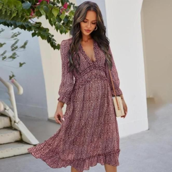 Robe classique mi longue top