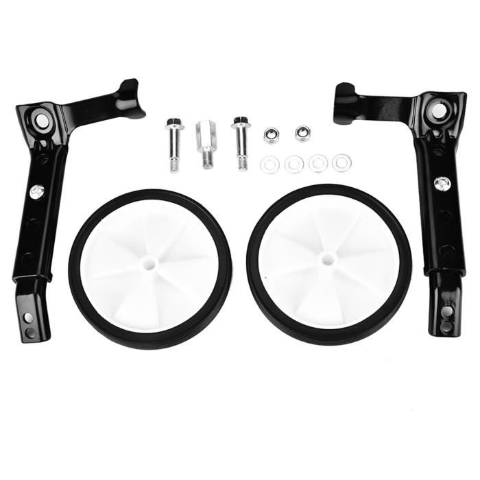 Roues d'entrainement Vélo à Vitesse Variable Réglable pour vélos 16-22 pouces - Pwshymi - Noir - Plastique,fer - 21 x 10,5 cm