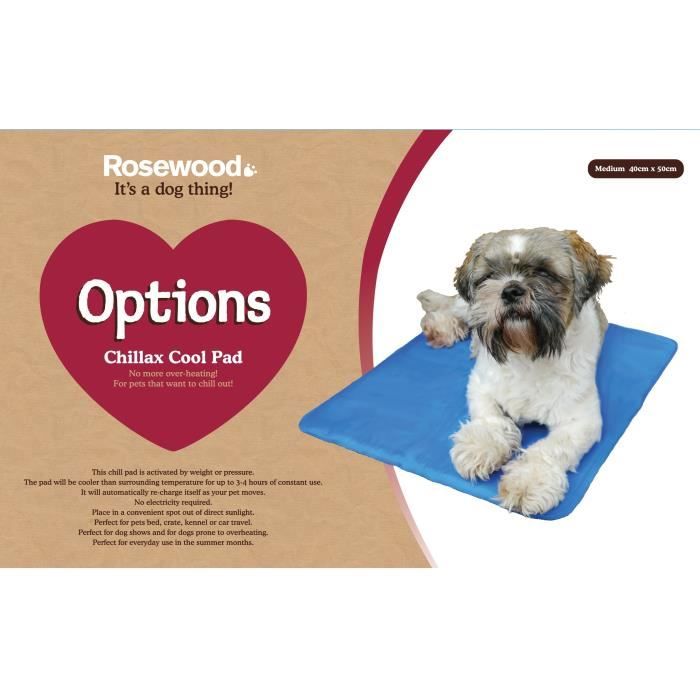 ROSEWOOD Tapis rafraîchissant M - 40x50cm - Pour chien