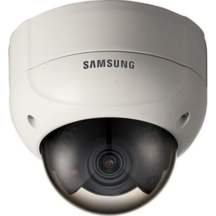 Samsung SCV-2080R, Caméra de sécurité IP, Intérieure et extérieure, Dôme, Ivoire, Plafond, IP66