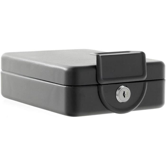 Coffre-fort SnapSafe Lock Box 2XL Avec Câble Noir - Lot De 2 Clés, Serrure à Clé, Neuf