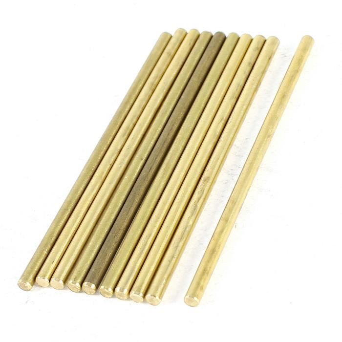 Tige En Laiton H59 - 18mm X 200mm | Pour Bricolage, Modélisme, Projets Scientifiques | Laiton Usinable Et Soudable