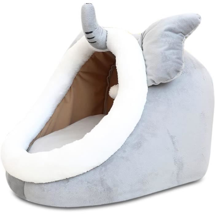 Lit For Chat Grotte For Chat, Lit For Animal Domestique For Chats Et Chiens, Lit Niche For Chat, Niche For Chat, Panier For Chat Avec Coussin Intérieur Amovible, Doux Et Lavable (Color