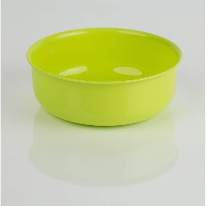 Bol En Plastique Réutilisable Kimmel – Diamètre 17 Cm, Couleur Orange, Incassable, Empilable Et Lavable Au Lave-vaisselle