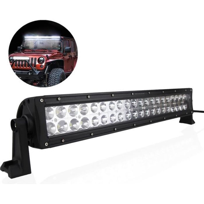 TD® projecteur voiture 4*4 led longue portee lampe phare puissant lumiere impermeable camion exterieur eclairage waterproof