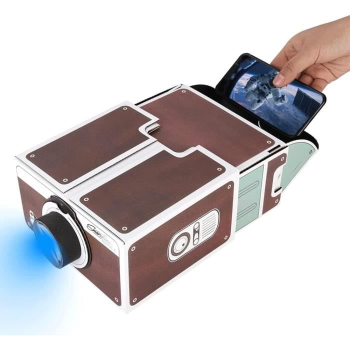 Projecteur En Carton, Mini Projecteur De Smartphone Fait Maison